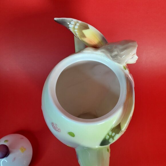 Butterfly Fairy Teapot – Fine Bone China, Art Nouveau Style - Picture 6 of 10